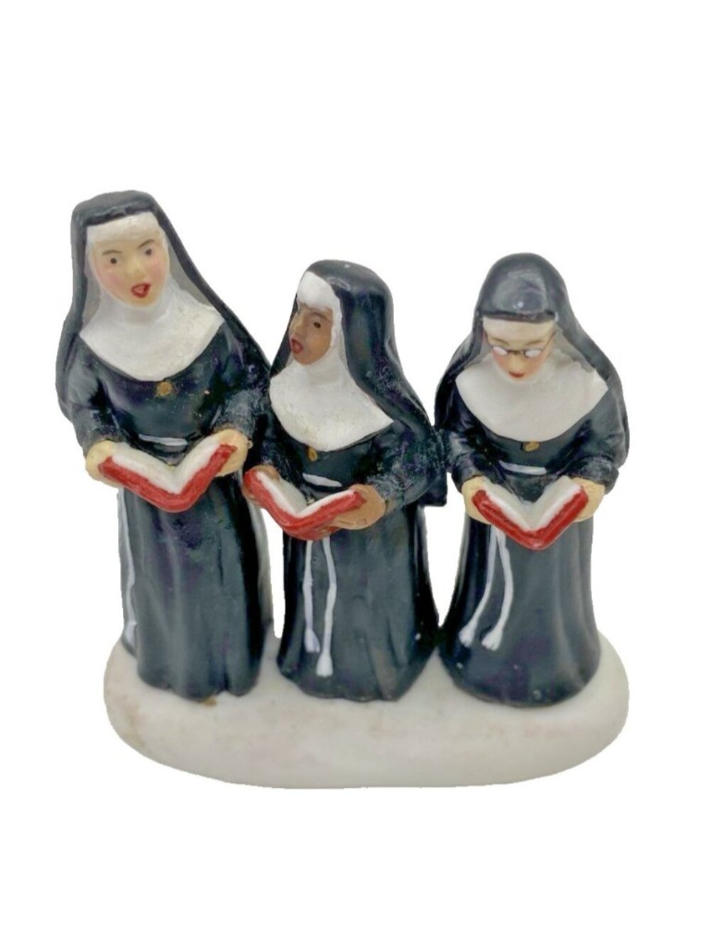Dept 56 Praise In Perfect Harmony CIC Nuns Singing Holiday Village Christmas - Picture 1 of 12